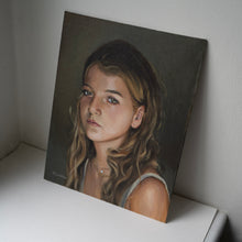 Oil portrait on a rectangle canvas (painted from a photograph) - Paulina Kwietniewska Paintings