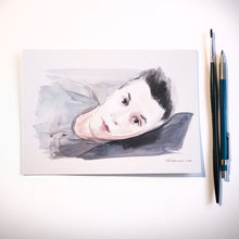 Watercolour portrait - About Face Illustration