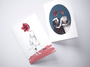 Mother Flower Card - About Face Illustration