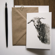 Ram Greeting Card - About Face Illustration