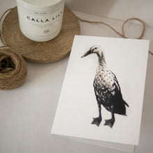 Goose Greeting Card - About Face Illustration