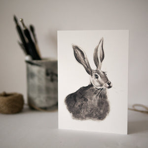 Hare print - About Face Illustration